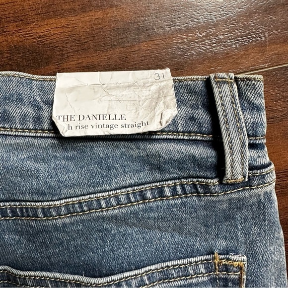 WeWoreWhat The Danielle High Rise Straight in Spring St Hole - Picture 7 of 8